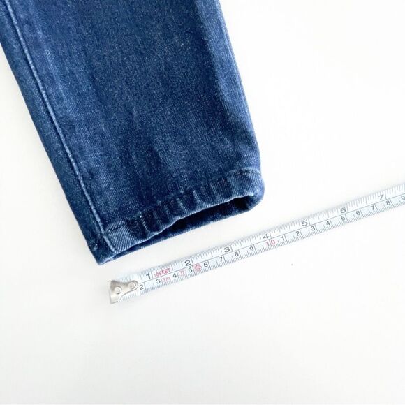 Anthropologie Pilcro High-Rise Denim Leggings Dark Blue Wash Jeans Women's 27 - Picture 11 of 12